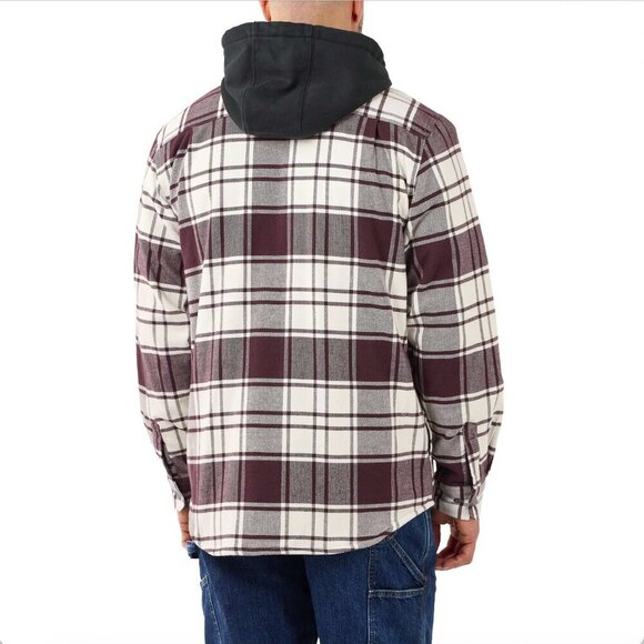 Men's Big and Tall 2XL Carhartt Rugged Flex Relaxed Fit Flannel Fleece Lined - Picture 2 of 9